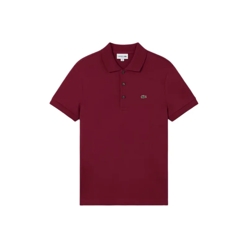 LACOSTE Polo Shirts Men Bordeaux Burgundy-0