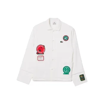 LACOSTE Shirts Unisex White