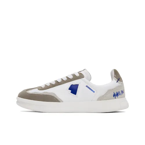 ADER ERROR Logo embroidered Panelled Leather Sneakers