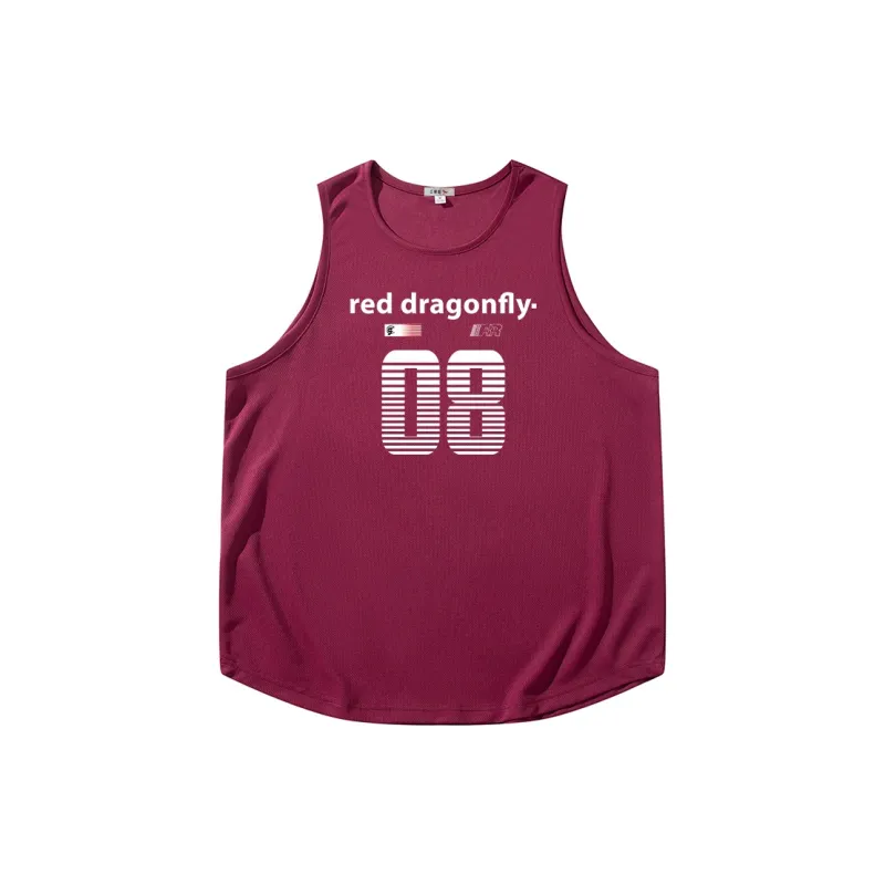 RED DRAGONFLY Tank Tops Unisex-12