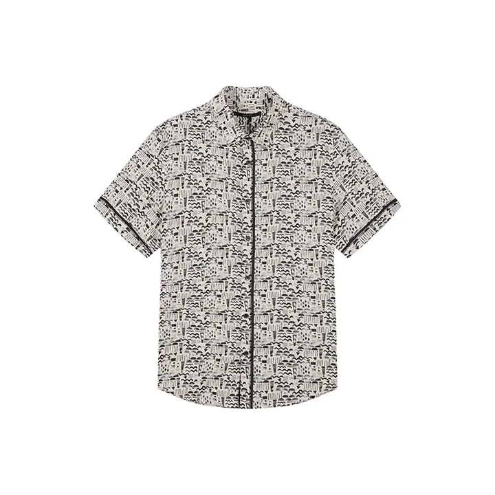 DAVID NAMAN Shirts Men Black/White-0