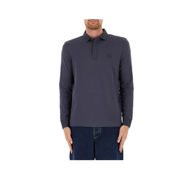 ARMANI EXCHANGEAE Polo Shirt Men's Marine Blue-0