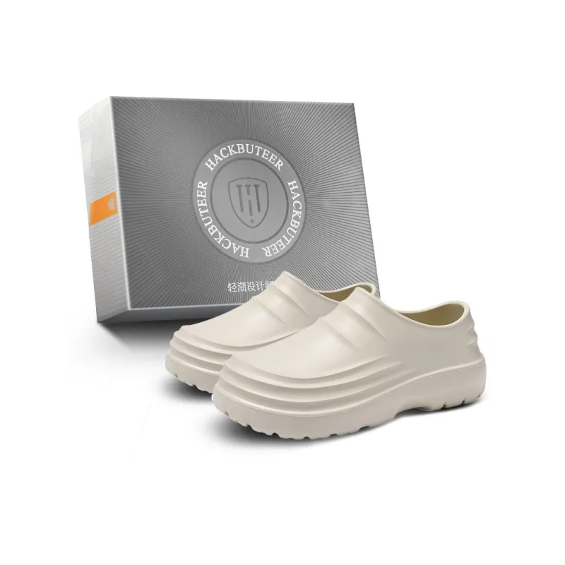 HACKBUTEER Wrap toe Slippers Unisex Box Included-5