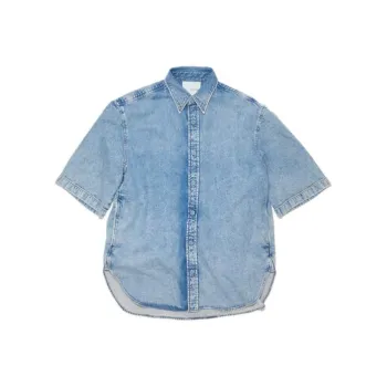 Acne Studios Collared Button Up Denim Shirt