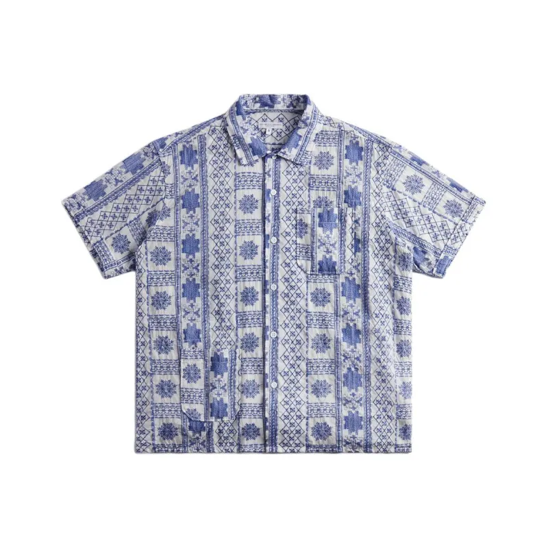 KITH Shirts Men Blue White-0