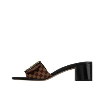 LOUIS VUITTON Slide Slippers 4.5cm Women's Brown