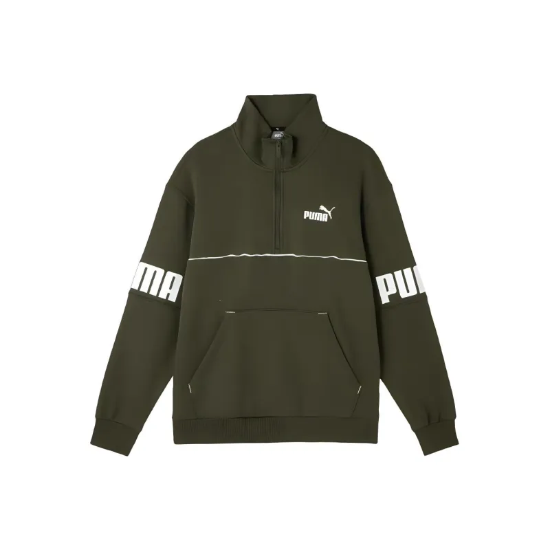 PUMA Power Colorblock Half-Zip TR Sweatshirt Men's Jasper-0