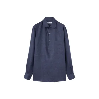 Loro Piana Polo Shirt Men's Blue