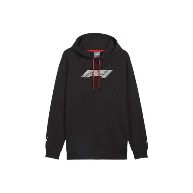 PUMA Men's Graphic Hoodie Sweatshirt Men's Black-0