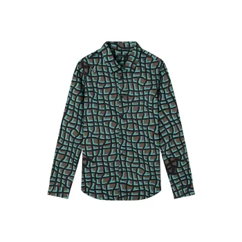 DAVID NAMAN Shirts Men Green