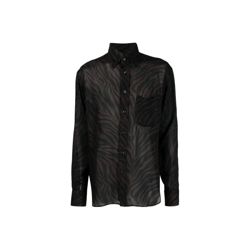 TOM FORD Shirts Men Black-0