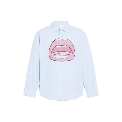 COACH Shirts Men Blue