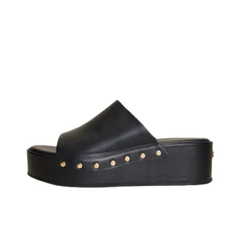 Maje Slide Slippers 6cm Women's Black