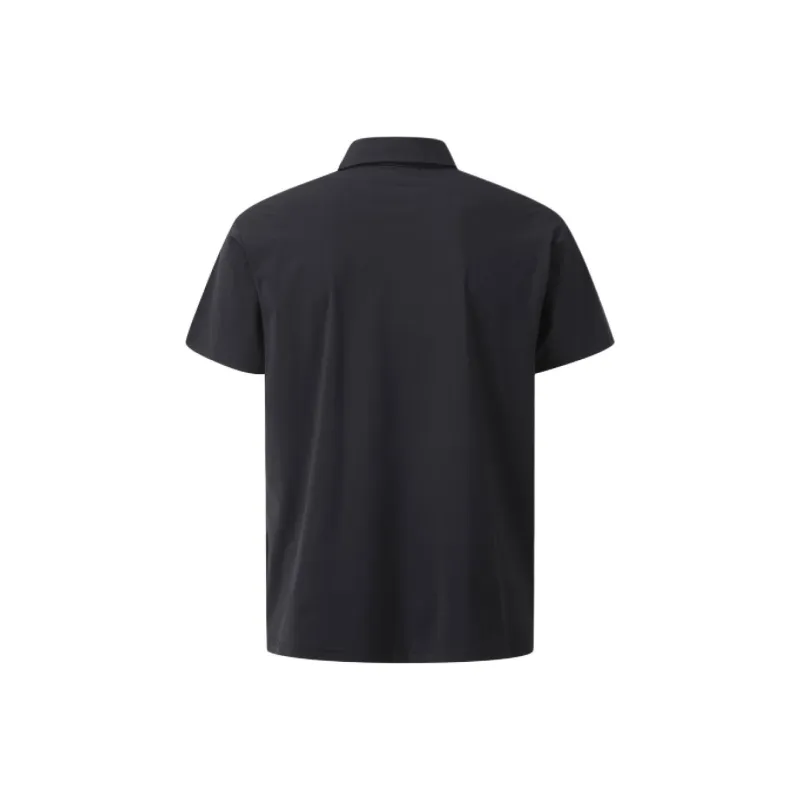 SALOMON Polo Shirts Men Black-1
