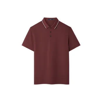 HLA Polo Shirts Men Brick Red 60