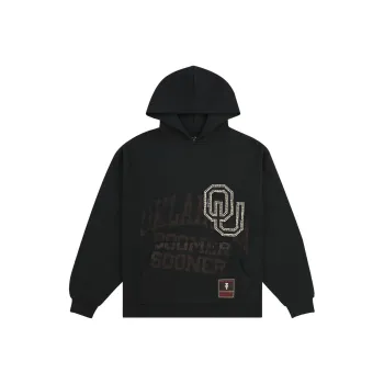 Travis Scott X Mitchell & Ness Oklahoma Sooners Overlap Pullover Hoodie