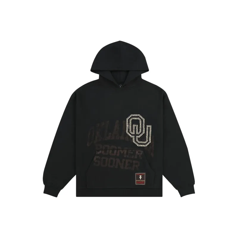 Travis Scott X Mitchell & Ness Oklahoma Sooners Overlap Pullover Hoodie-0