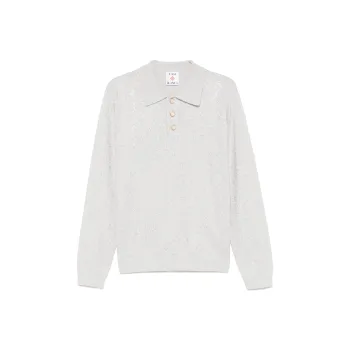 CASABLANCA Crystal monogram Polo Shirt