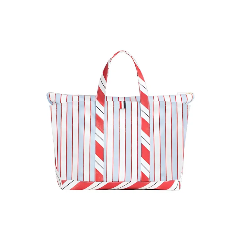 THOM BROWNE Striped Medium Tool Tote Bag-2