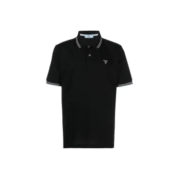 PRADA Polo Shirts Men Black