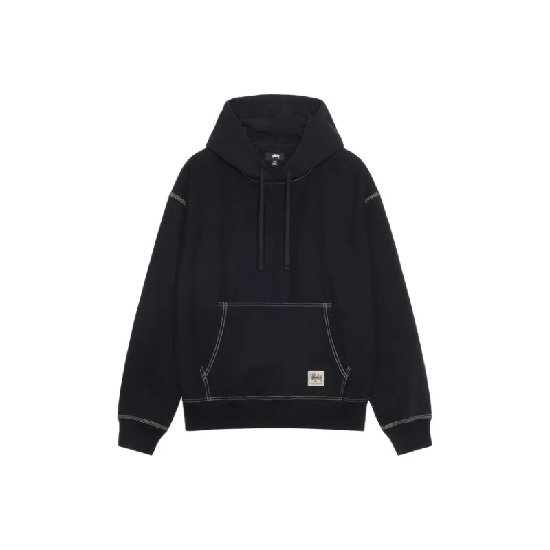 Stussy Contrast Stitch Label Hoodie-10
