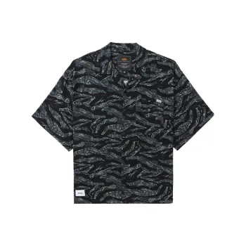 Alpha Industries SS24 Shirt Unisex MLX/Camouflage Gray