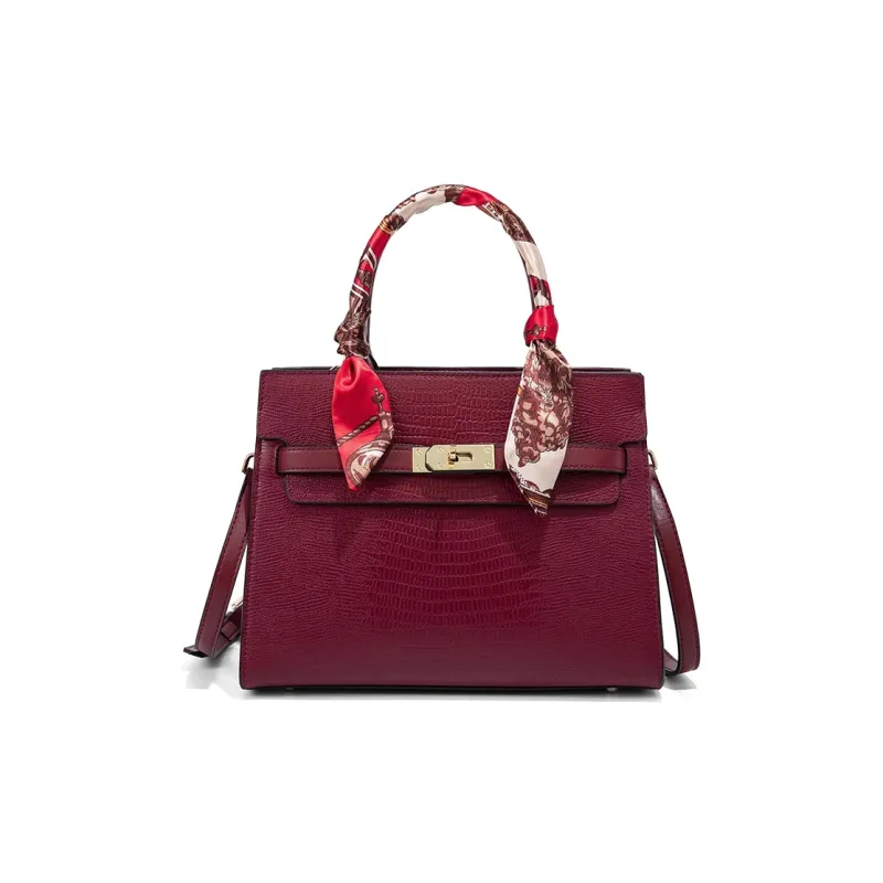 CLEVER& KETCH PU One Shoulder Handbags Women's Black/Blue/Red-8