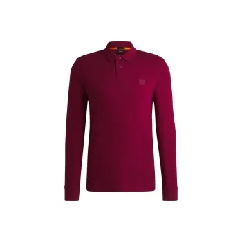 HUGO BOSS FW24 Polo Shirt Men's Dark Red