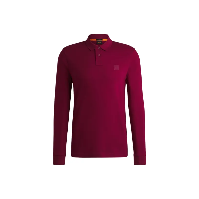 HUGO BOSS FW24 Polo Shirt Men's Dark Red-0