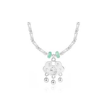 Children's Drawings S999 Fine Silver Necklaces Women's