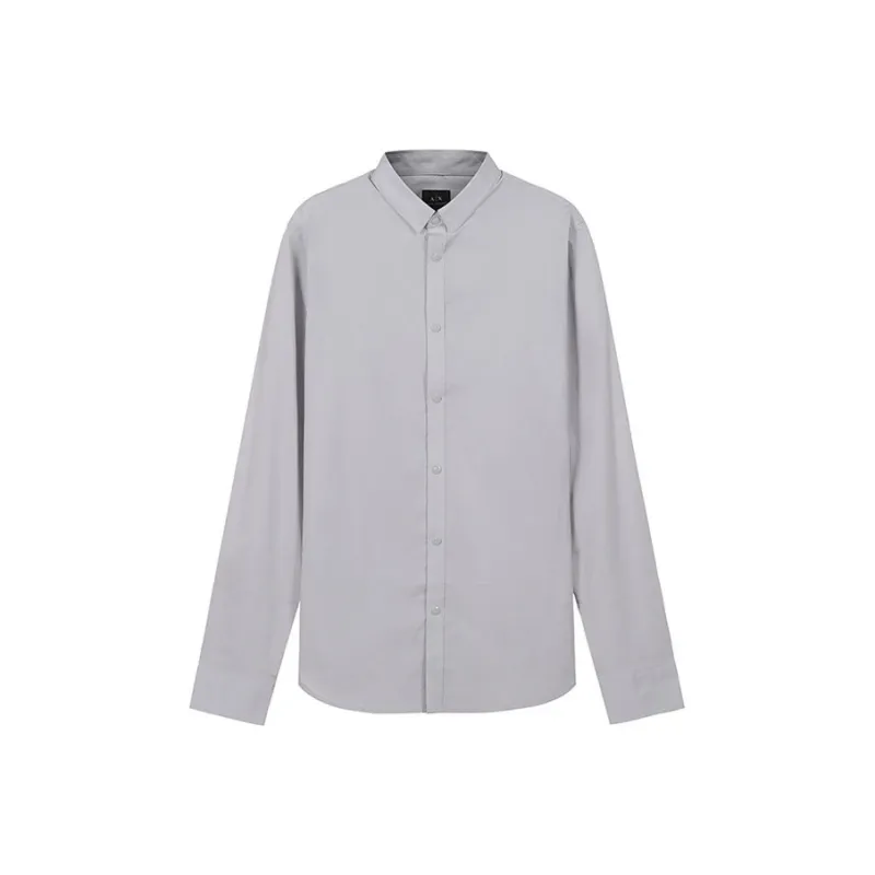 ARMANI EXCHANGEAE SS22 Shirt Men's Gray-0
