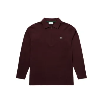 LACOSTE Polo Shirt Men's Bordeaux Red
