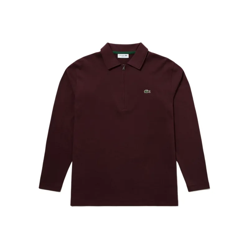 LACOSTE Polo Shirt Men's Bordeaux Red-0