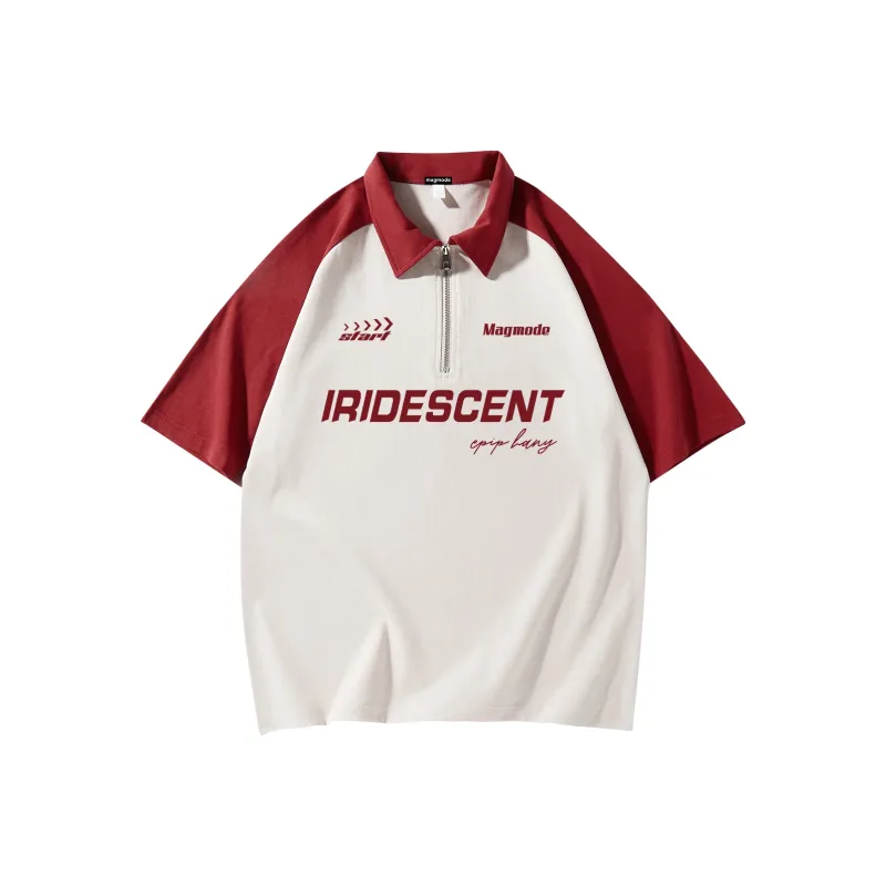 Magmode Polo Shirt Unisex Taupe Black-8