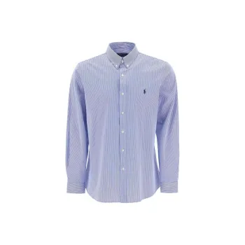 Polo Ralph Lauren Slim Fit Striped Stretch Poplin Shirt