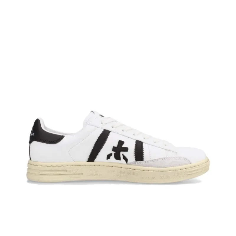 PREMIATA Russel Low Top Skateboard Shoes Men's White-1