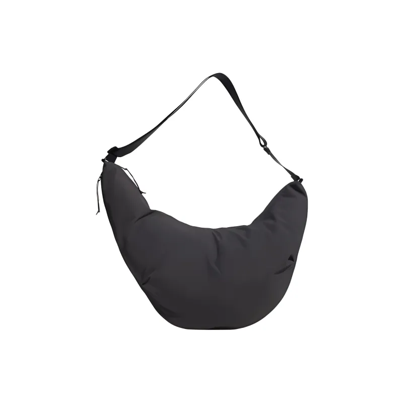 Adidas Recycled Polyamide Shoulder Bag, Crossbody Bag Regular Unisex Carbon Black-2