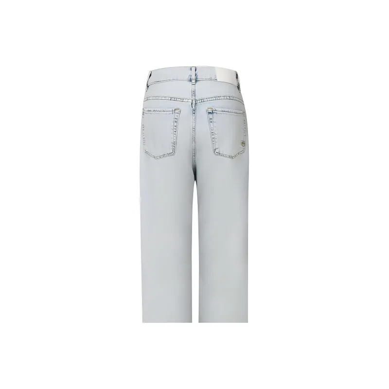 PINKO SS24 Jeans Women's Light Blue-3