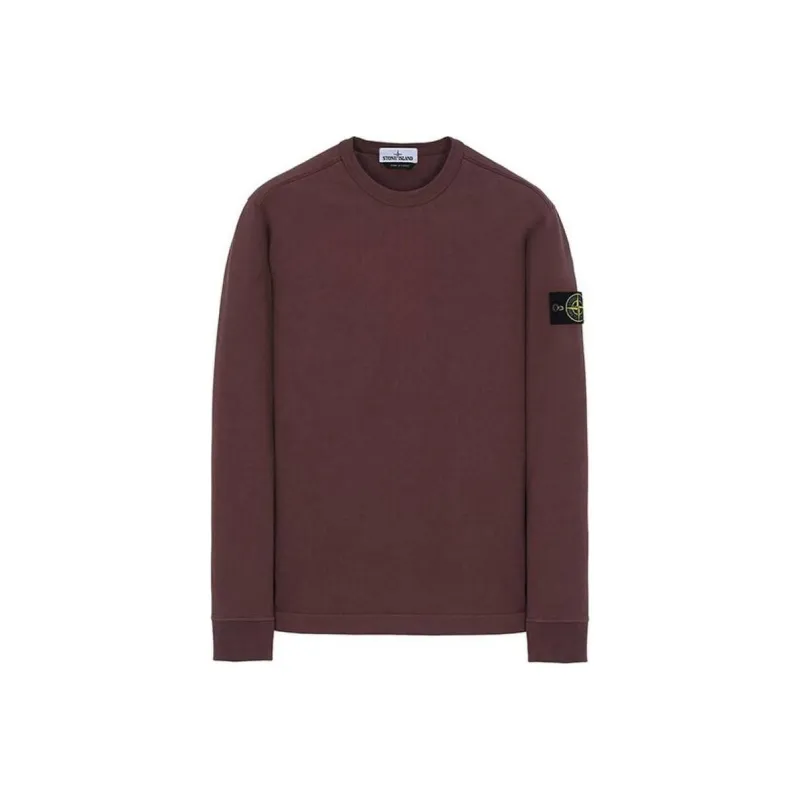STONE ISLAND Sweatshirt Men's Burgundy-0