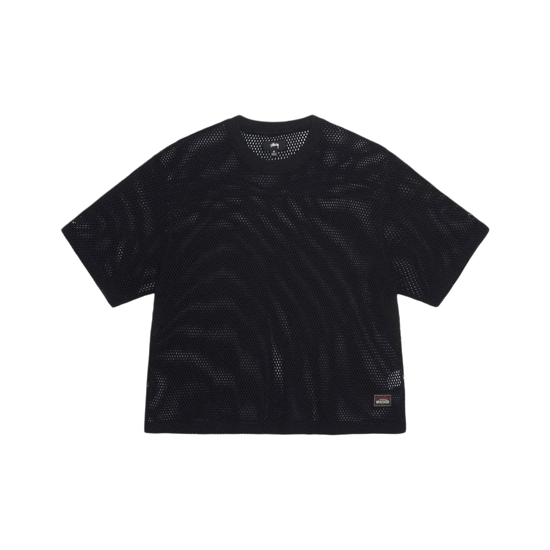 Stussy Mesh Jersey Crew Black XL - POIZON