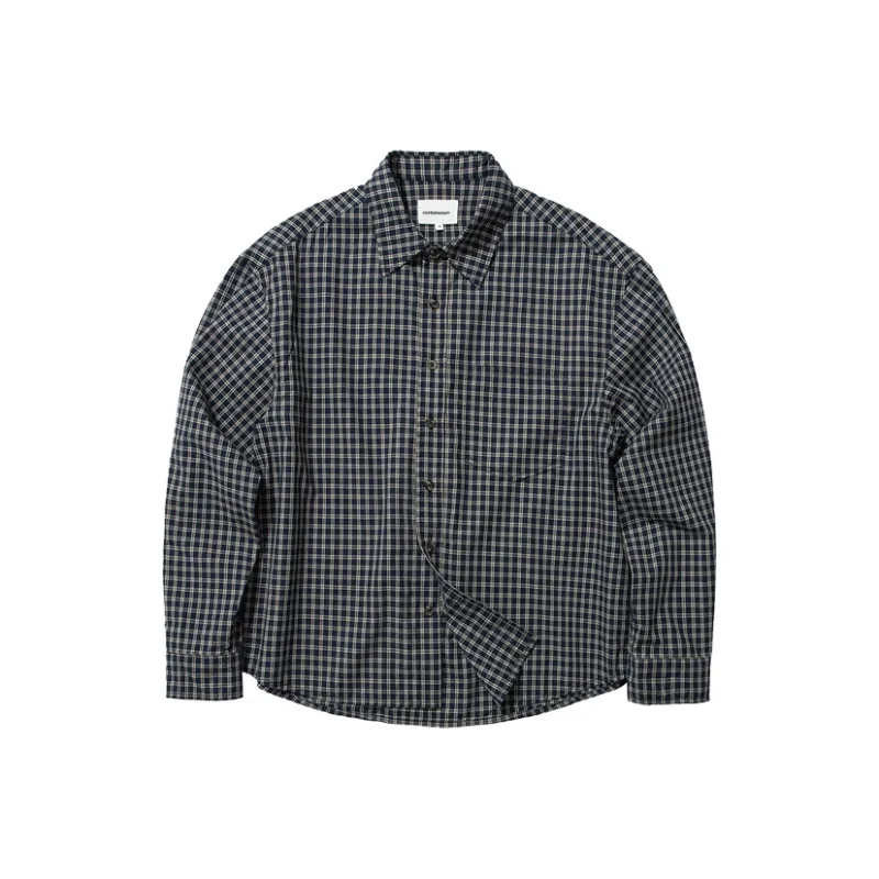 COUNTRY MOMENT Shirt Unisex Blue Plaid-0