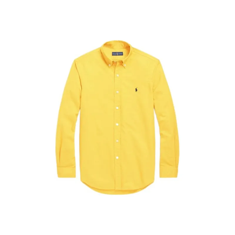 Polo Ralph Lauren Shirts Men Yellow-0