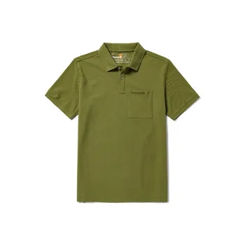 Timberland Polo Shirts Men Avocado Green