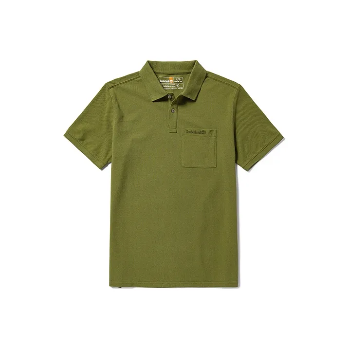 Timberland Polo Shirts Men Avocado Green-0