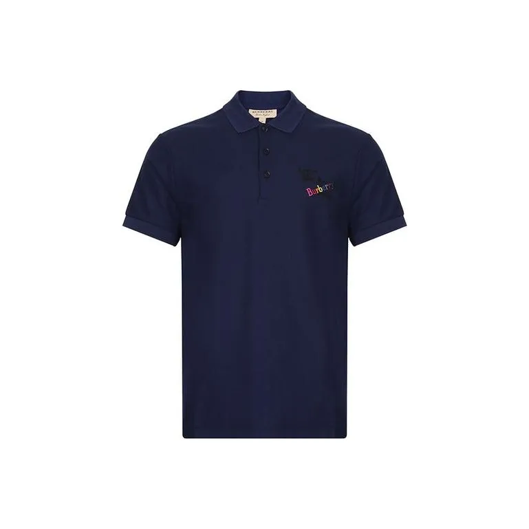Burberry SS23 Polo Shirt Men's Navy-0