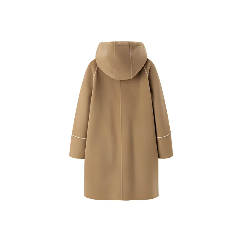 LEDIN Coats Women's Camel-1