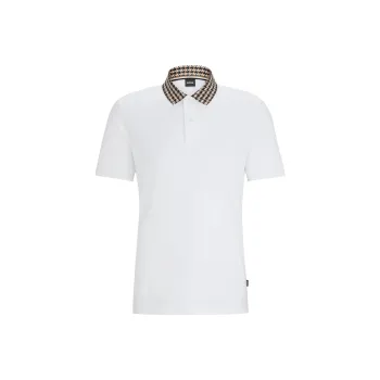 HUGO BOSS Pullover Short Sleeved Polo Shirt Men's White