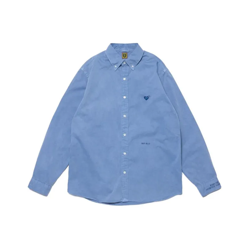 HUMAN MADE Pigment Dyed Bd L/S Shirt-0