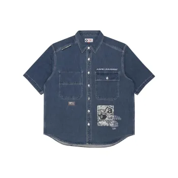 Aape Shirts Men Blue BLX