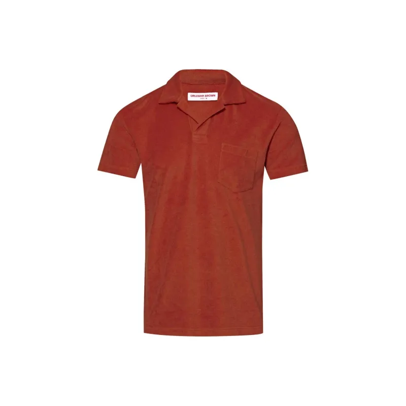 Orlebar Terry cloth Polo Shirt-0
